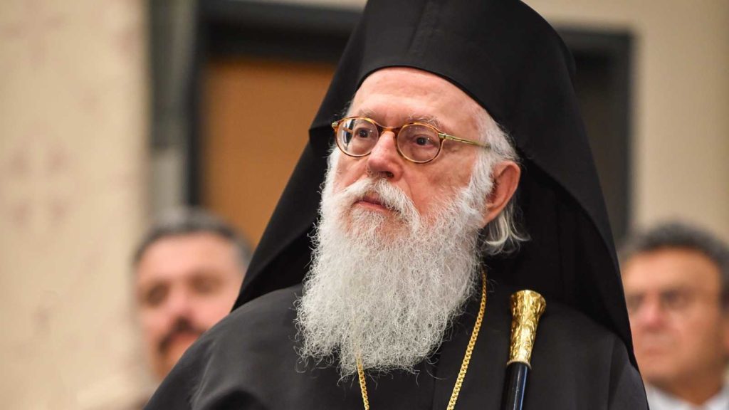 Patriarhul Daniel îl felicită pe Arhiepiscopul Anastasie al Albaniei la trei decenii de la întronizare