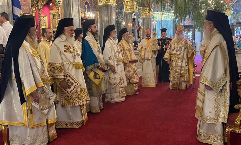 Concelebratory services on occasion 400-year anniversary of repose of St. Dionysios of Zakynthos