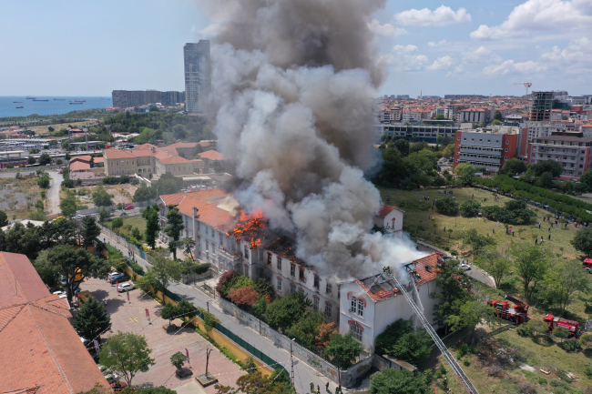 Sadness in wake of devastating fire at Balukli hospital in Constantinople; efforts now to focus on restoration