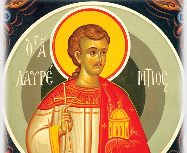 Feast day of Laurence the Holy Martyr