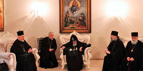 Патриарх Илия принял митрополита Эммануила
