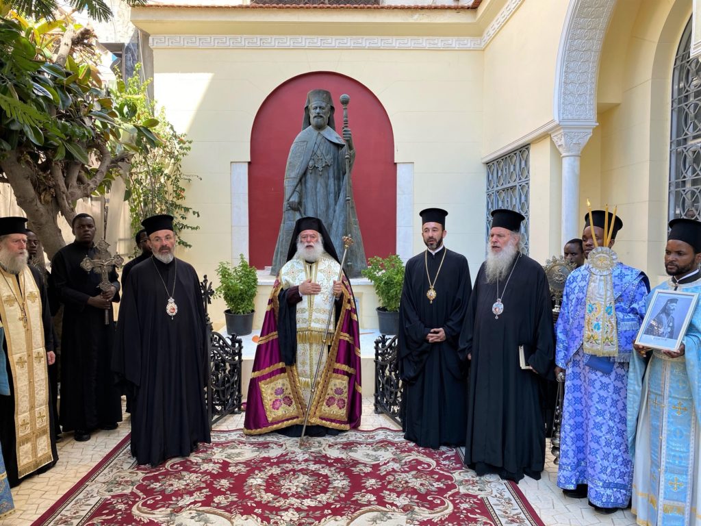 Μνημόσυνο από τον Πατριάρχη Αλεξανδρείας για τον Εθνάρχη και Μέγα Ευεργέτη Αρχιεπίσκοπο Κύπρου Μακάριο Γ’