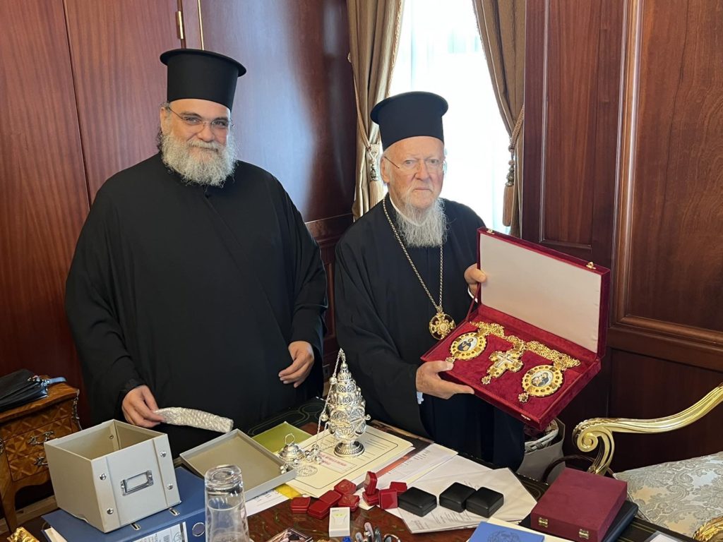 Νέα εποχή στις σχέσεις του Μητροπολίτη Ταμασού και Ορεινής με Οικουμενικό Πατριάρχη και Αρχιεπίσκοπο Κύπρου