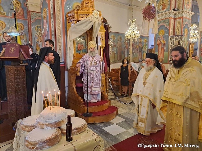 Ο Μητροπολίτης Μάνης στο Λαύριο Αττικής – Μνημόσυνο για τους κεκοιμημένους μεταλλωρύχους