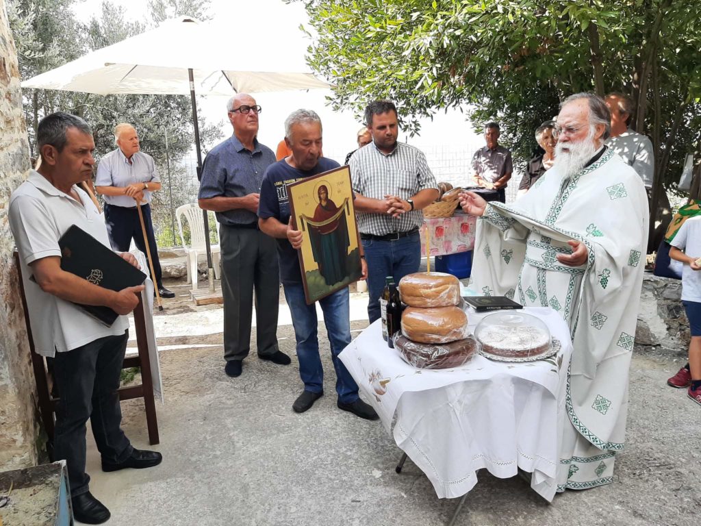 Η Εορτή της Καταθέσεως της Τιμίας Ζώνης της Θεοτόκου στο Μετόχι της Ι. Μ Νικολάου Άνω Βάθειας