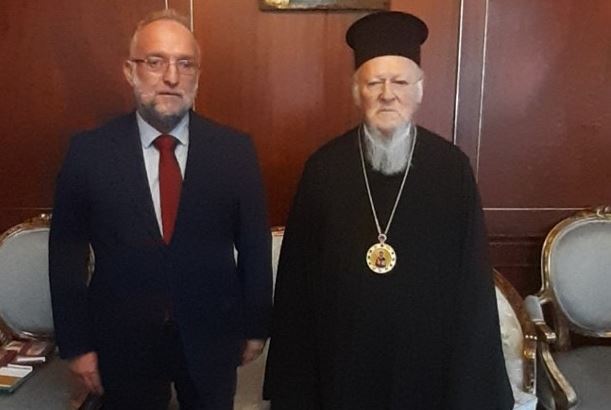 Επίσημη επίσκεψη του Δημάρχου Μαρωνείας – Σαπών στον Οικουμενικό Πατριάρχη
