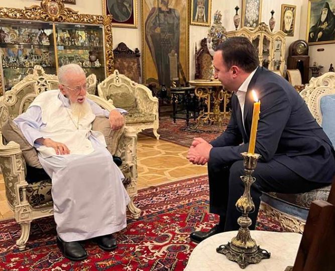 Συνάντηση Πατριάρχη Γεωργίας με τον Πρωθυπουργό της χώρας