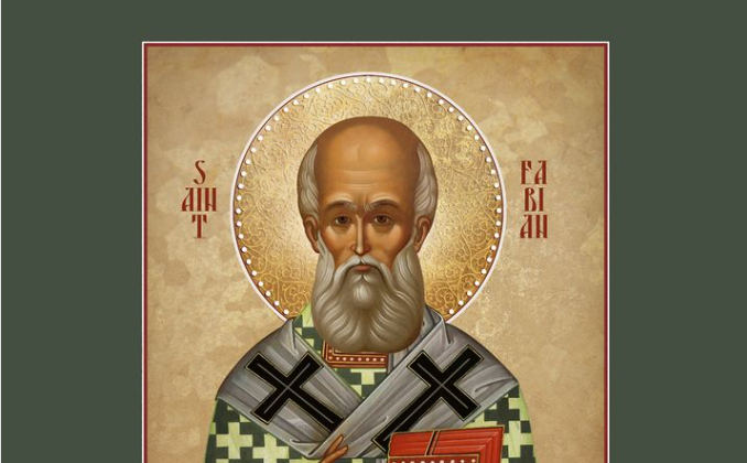 Dëshmor Efsigni. Hierodëshmor Fabiani i Romës. Shën Nona. Dëshmor Solevi. Dëshmor i ri Kristo nga Preveza.