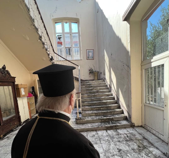 ‎قداسة البطريرك المسكوني برثلماوس يتفقد مستشفى الروم فالوكليس