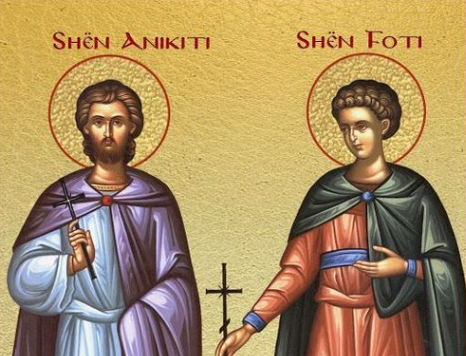 Dëshmorët Foti dhe Anikiti. Oshënarët Palamoni e Kastori. Dëshmor Kapitoni etj. Oshënar Egloni