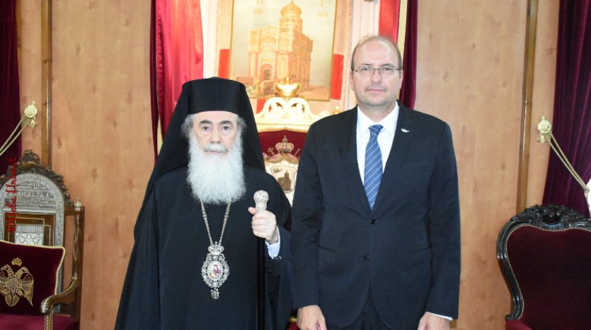 THE MINISTER OF DEFENCE OF CYPRUS VISITED THE PATRIARCHATE