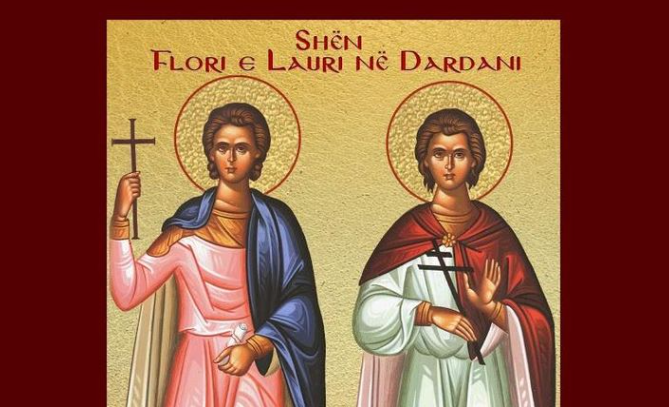 Dëshmorët Flori e Lauri në Dardani. Oshënar Sofroni i Malit të Shenjtë. Dëshmor Polieni