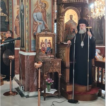 Εορτή αποτομής Τιμίας Κεφαλής Αγ. Ιωάννου Προδρόμου στον Μαραθώνα