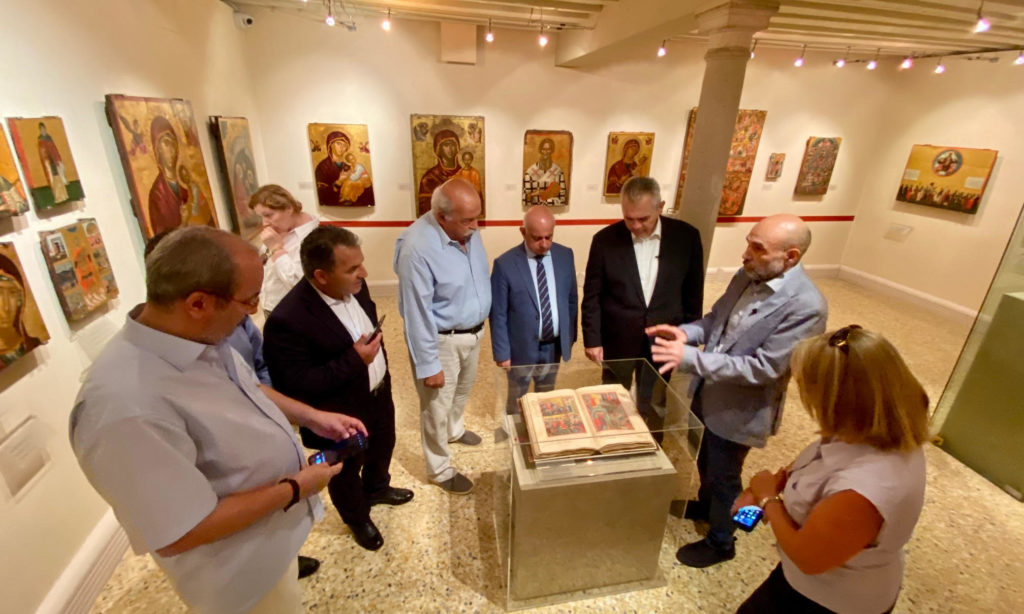 Ο Μάξιμος Χαρακόπουλος στο Δημαρχείο Βενετίας και το Ελληνικό Ινστιτούτο