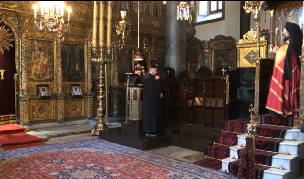 Χοροστασία του Αρχιεπισκόπου Αυστραλίας στον Πατριαρχικό Ναό στο Φανάρι