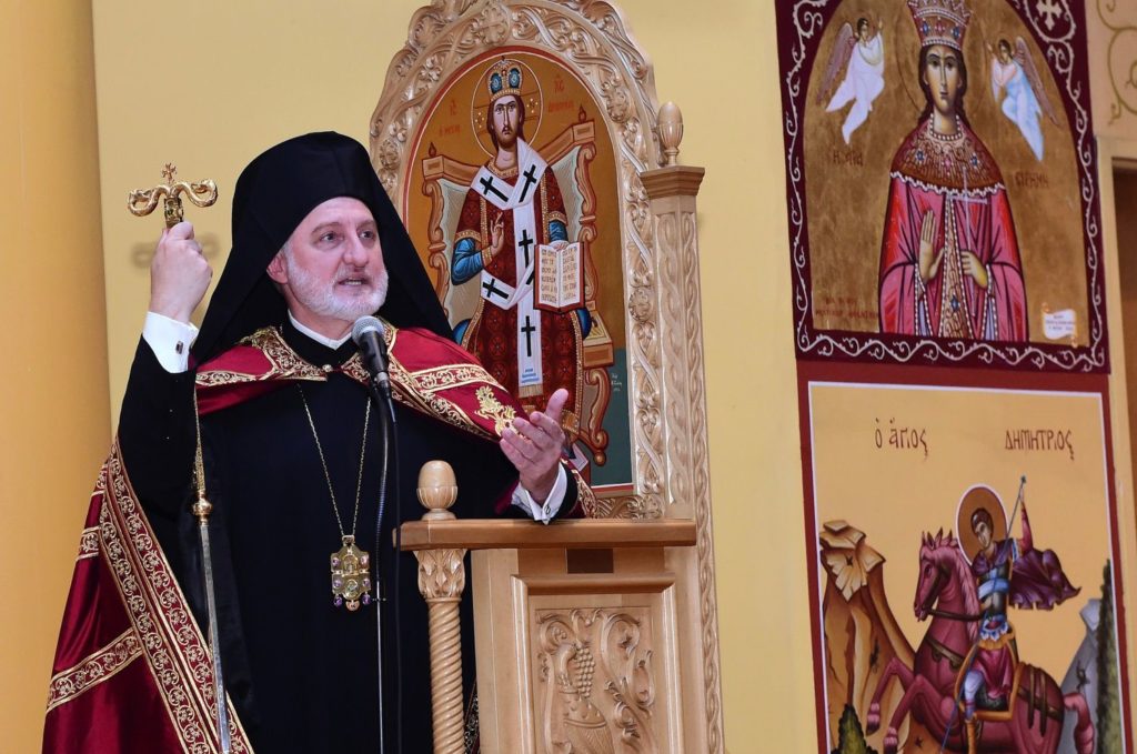 Homily  By His Eminence Archbishop Elpidophoros of America On the Seventh Sunday of Matthew