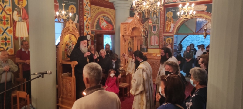 Πανηγυρικός Εσπερινός για την εορτή του Αγίου Νεομάρτυρος Δημητρίου του εκ Σαμαρίνης