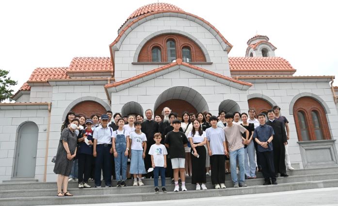 Η πρώτη πανήγυρη στον νέο ιερό ναό της Κοιμήσεως της Θεοτόκου Jeonju