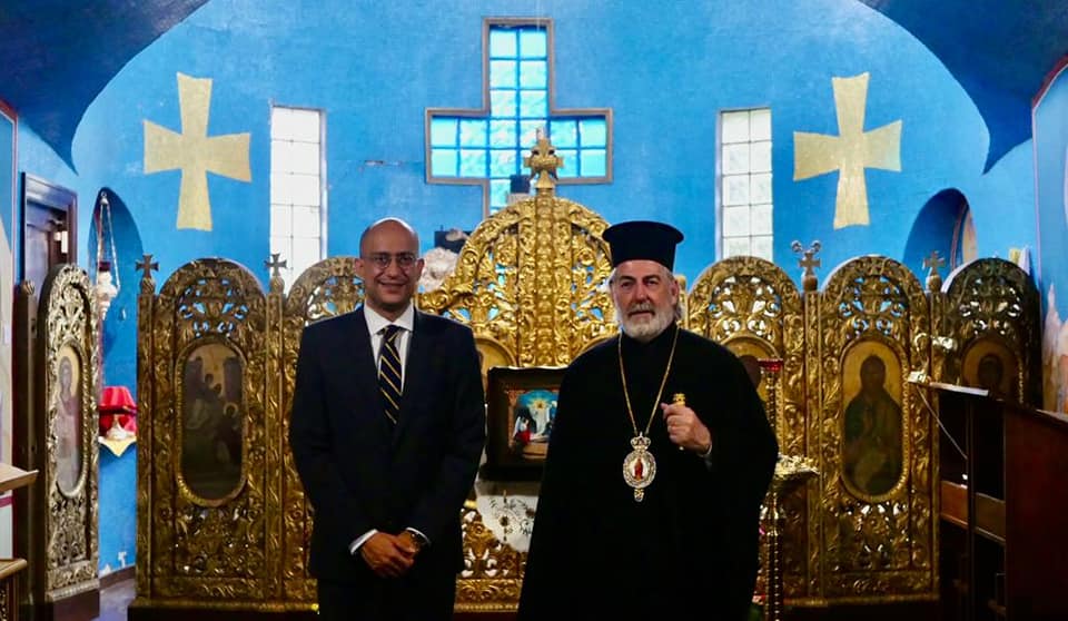 Στον Αρχιεπίσκοπο Θυατείρων ο Γενικός Πρόξενος της Κύπρου