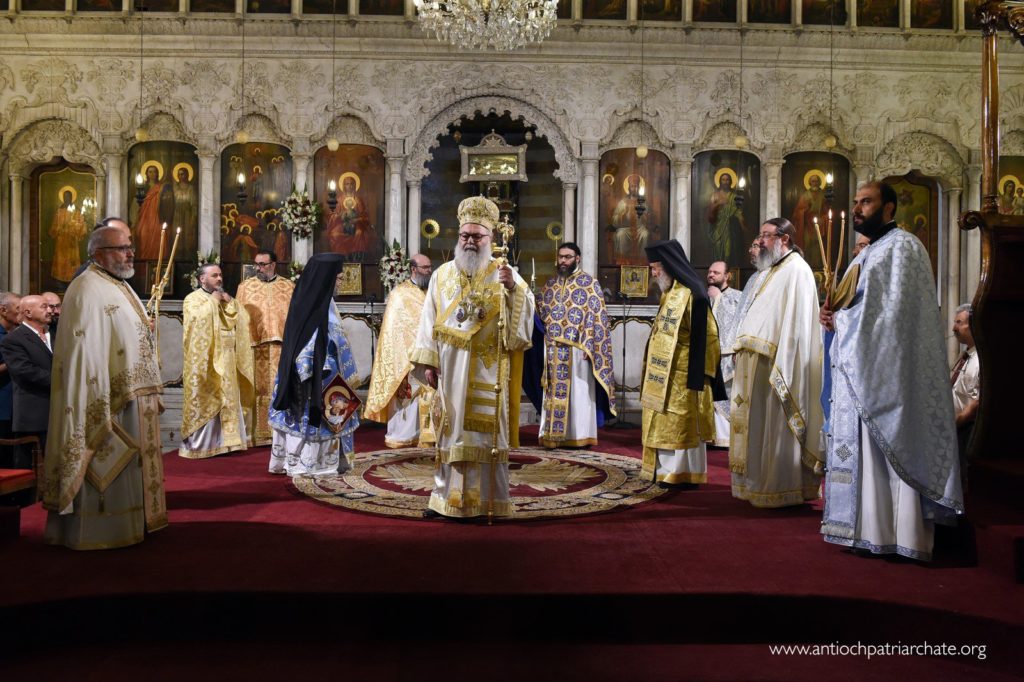 Η εορτή της Κοιμήσεως της Θεοτόκου στο Πατριαρχείο Αντιοχείας (ΦΩΤΟ)