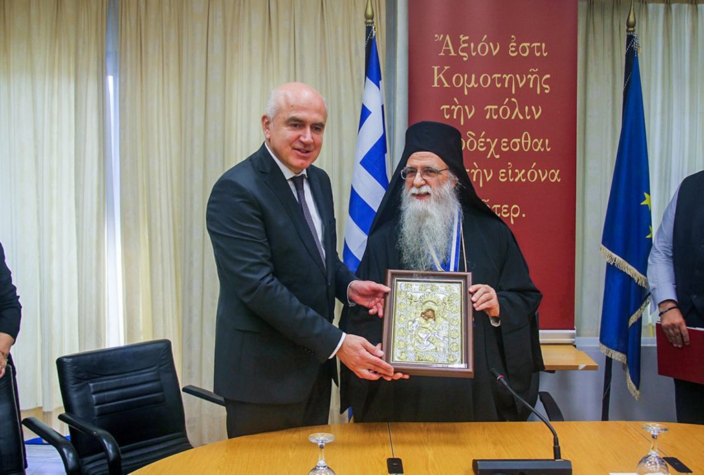 Η Ιερά Επιστασία στην Περιφέρεια Ανατολικής Μακεδονίας-Θράκης