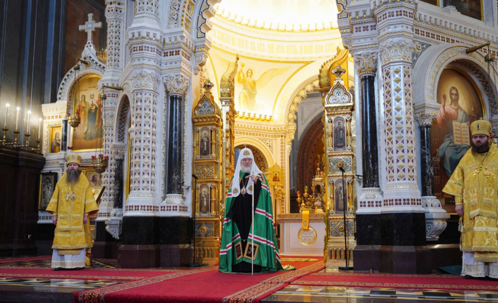 Патриаршая проповедь в Неделю 12-ю по Пятидесятнице после Литургии в Храме Христа Спасителя