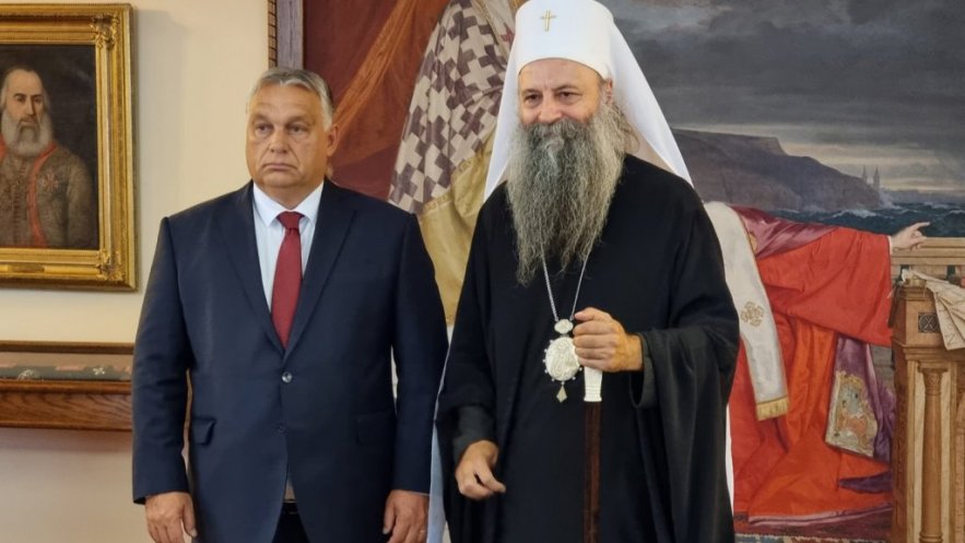 Ο Πατριάρχης Σερβίας υποδέχθηκε τον Βίκτορ Ορμπάν στο Βελιγράδι