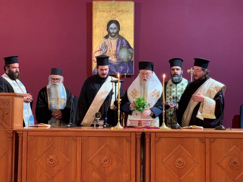 Αγιασμός νέας σχολικής χρονιάς του «Εργαστηρίου Εκκλησιαστικών Τεχνών» από τον Μητροπολίτη Κορίνθου