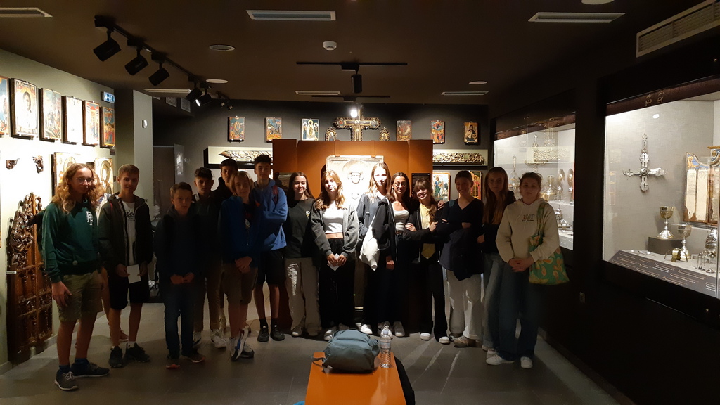 Μαθητές από τη Γερμανία, στο Βυζαντινό Μουσείο Μακρινίτσας