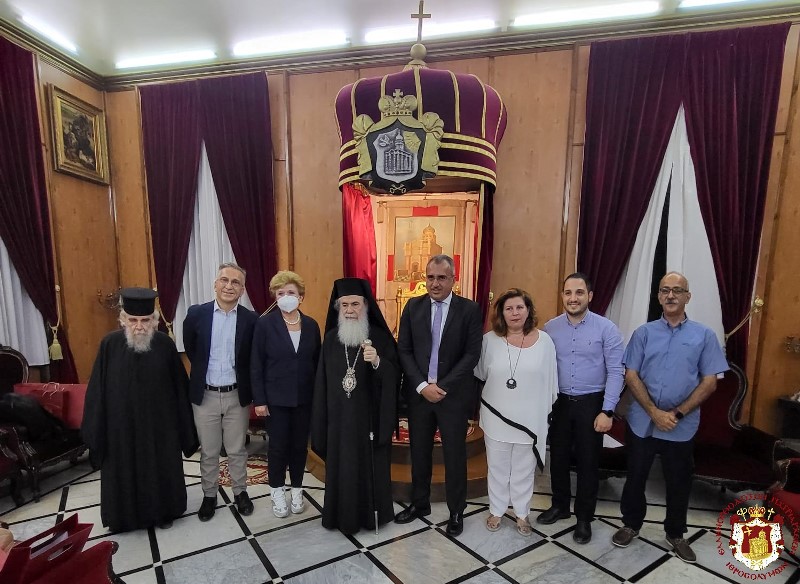 Επίσκεψη του Κύπριου Υπουργού Υγείας στον Πατριάρχη Ιεροσολύμων: Συνεργασία Κύπρου – Ισραήλ στον τομέα της υγείας