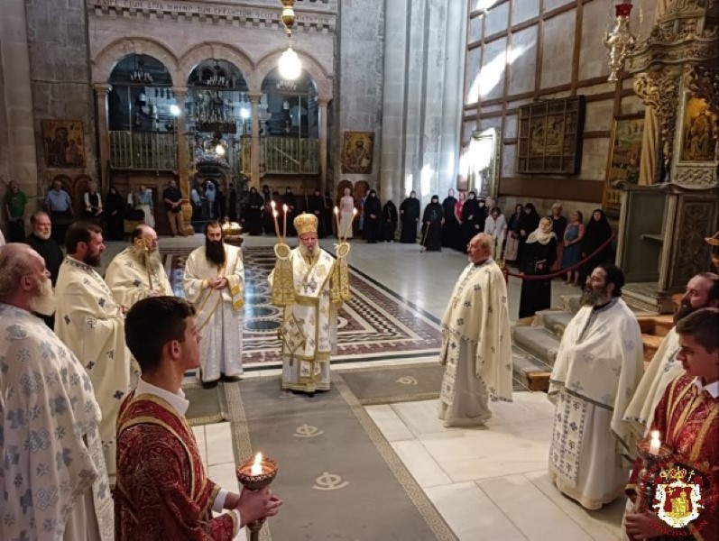 الإحتفال بتذكار تدشين كنيسة القيامة المقدسة