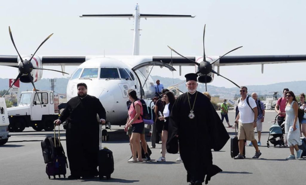 Η άφιξη του Αρχιεπισκόπου Αμερικής στην Χίο (ΦΩΤΟ)