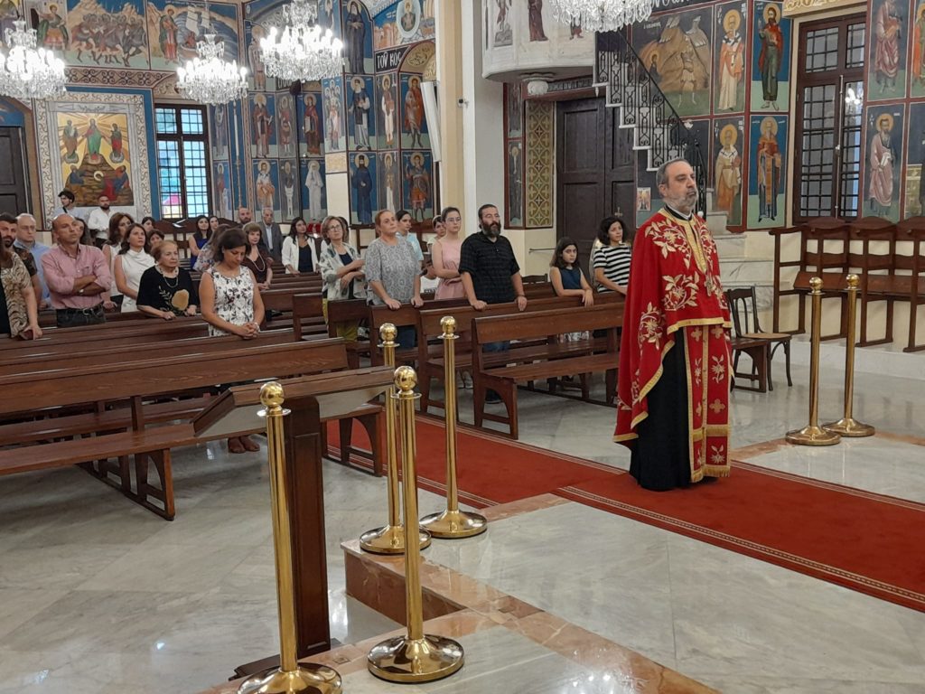 ببركة سيادة راعي الأبرشية المتروبوليت الياس الجزيل الإحترام، أقيمت مساء الخميس ١٥ أيلول ٢٠٢٢ صلاة الغروب، ومباركة السنة الدراسيّة الجديدة لمدرسة الرسول كوارتس