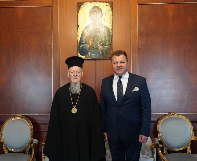 ‎قداسة البطريرك يستقبل مستشار وزير خارجية ليتوانيا