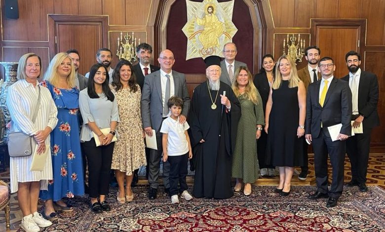 Teachers of the Patriarchal Great School of the Nation visit the Ecumenical Patriarch
