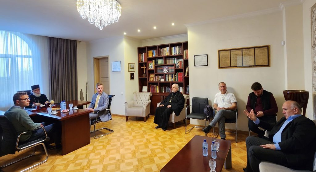 2022 წლის 24 სექტემბერს, ახალი საქართველოს უნივერსიტეტს ეწვივნენ დემოკრატიის ეროვნული ფონდის (National Endowment for Democracy) ვაშინგტონის ოფისის