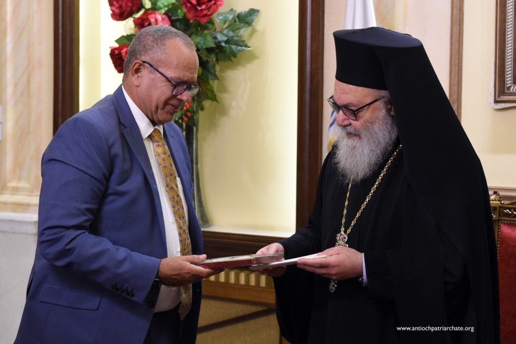 Ο Πατριάρχης Αντιοχείας υποδέχθηκε τον πρέσβη της Βραζιλίας στη Συρία