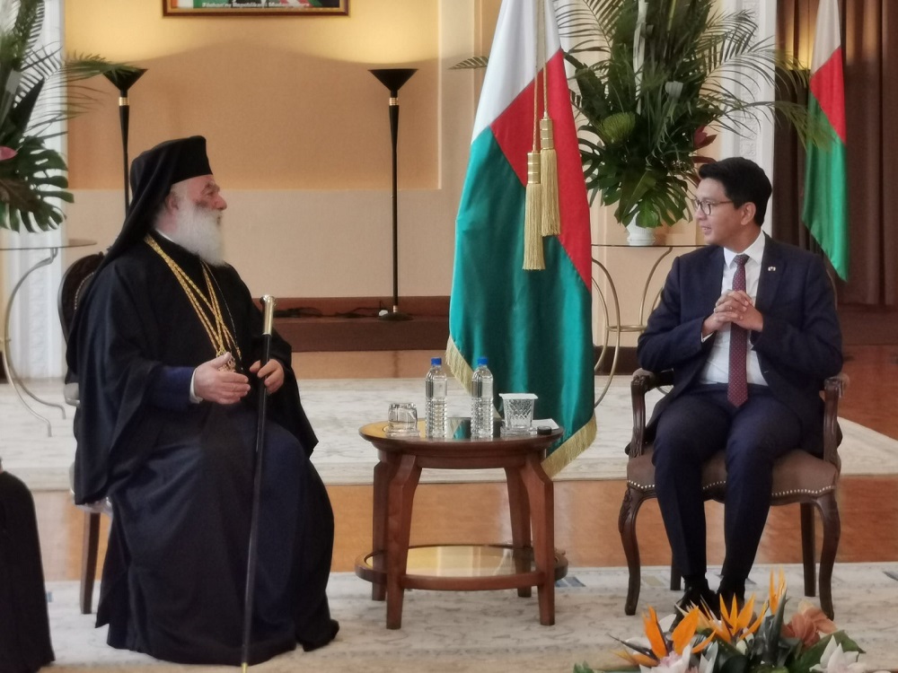 The Patriarch of Alexandria met with the President of the Republic of Madagascar