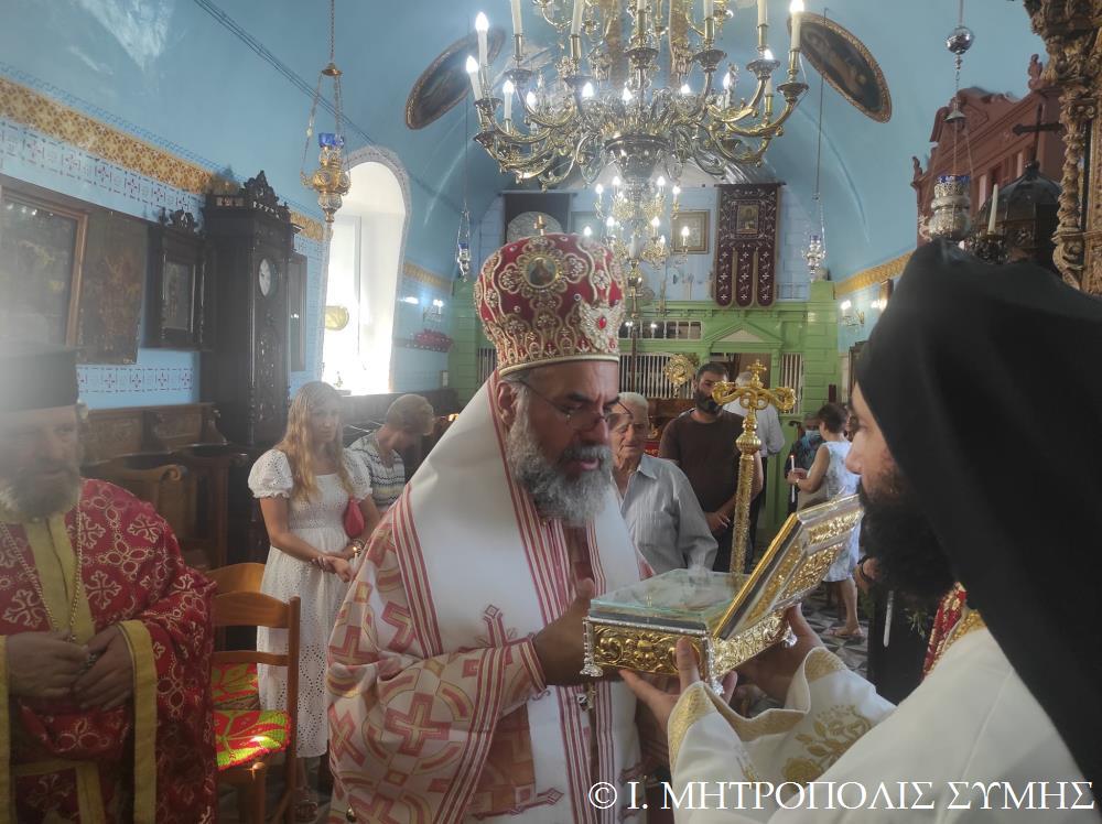 Ο Γ’ εορτασμός της μετακομιδής του Ιερού Λειψάνου του Οσίου Ιωσήφ Γεροντογιάννη στην Σύμη