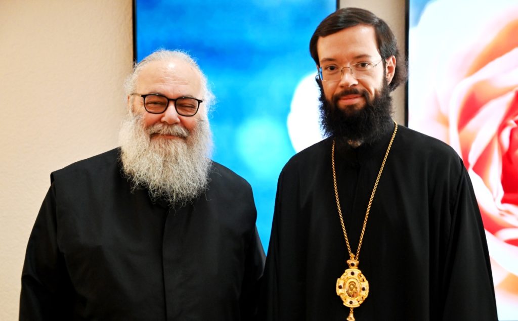 Συνάντηση Πατριάρχη Αντιοχείας με Μητροπολίτη Βολοκολάμσκ