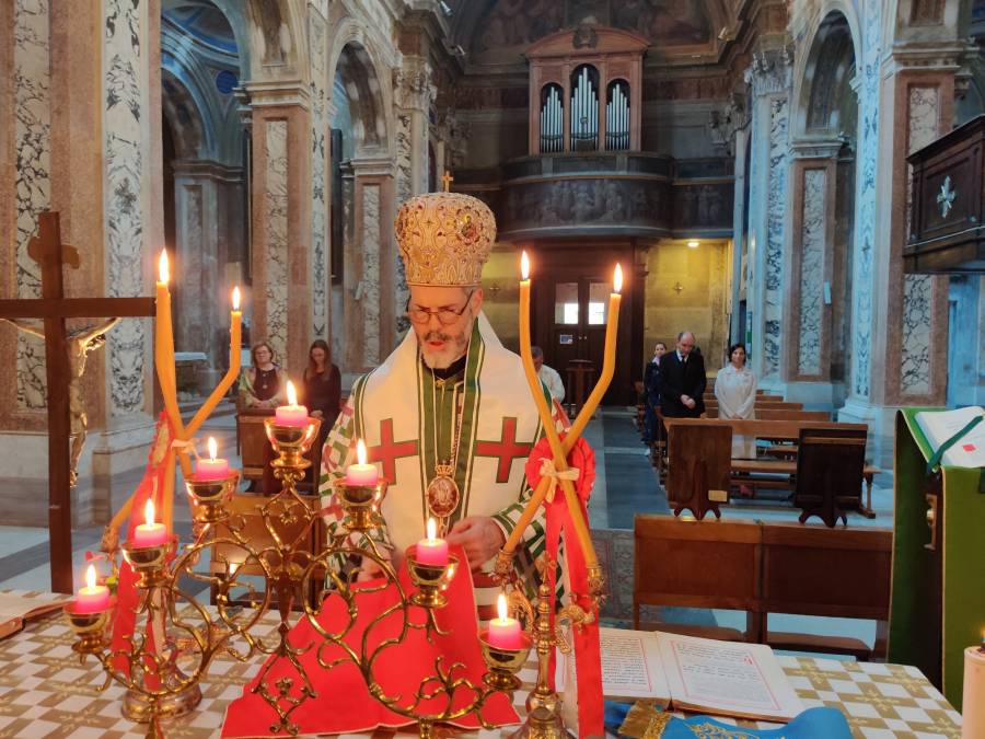 Митрополит Антоний посети Българската църковна община в Рим