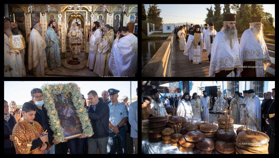Πόρτο Λάγος: Η μνήμη της Παναγίας της Παντάνασσας στο Μετόχι της Ιεράς Μεγίστης Μονής Βατοπαιδίου (ΦΩΤΟ/ΒΙΝΤΕΟ)