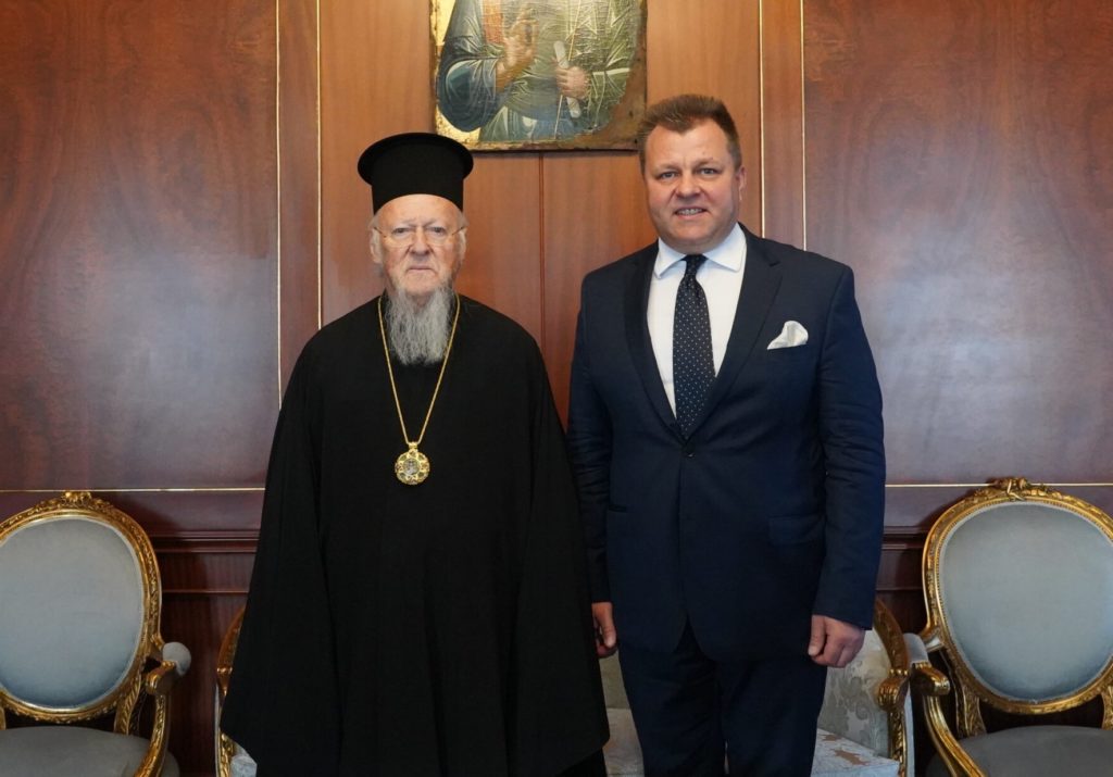 Ο Υφυπουργός Εξωτερικών της Λιθουανίας στο Οικουμενικό Πατριαρχείο