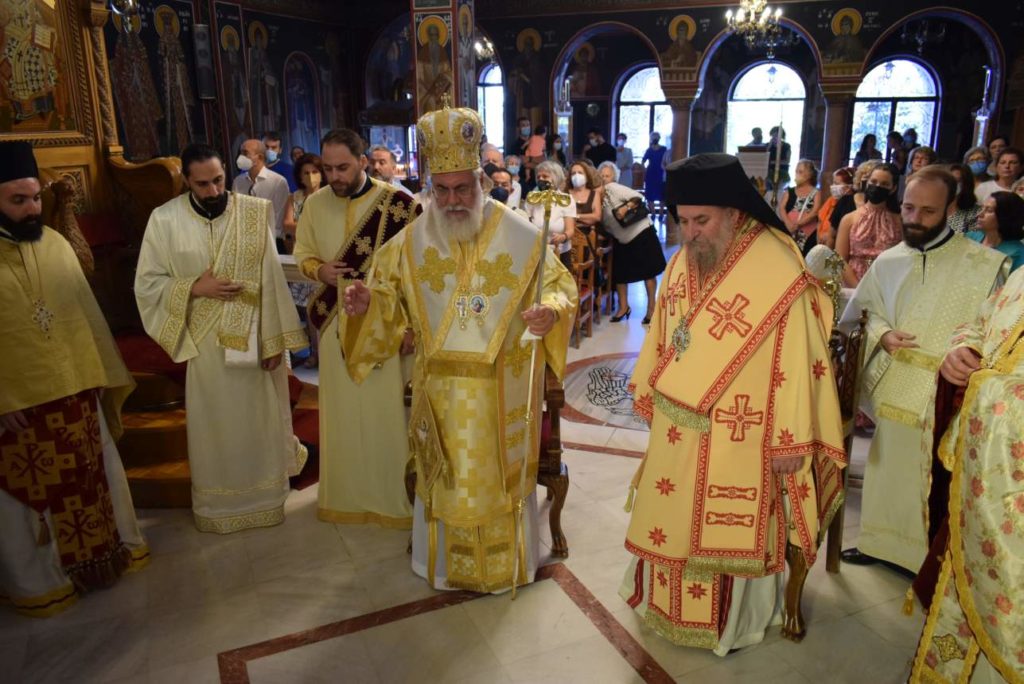 Χειροτονία πρεσβυτέρου Διονυσίου Λαμπρόπουλου από τον Μητροπολίτη Ιλίου