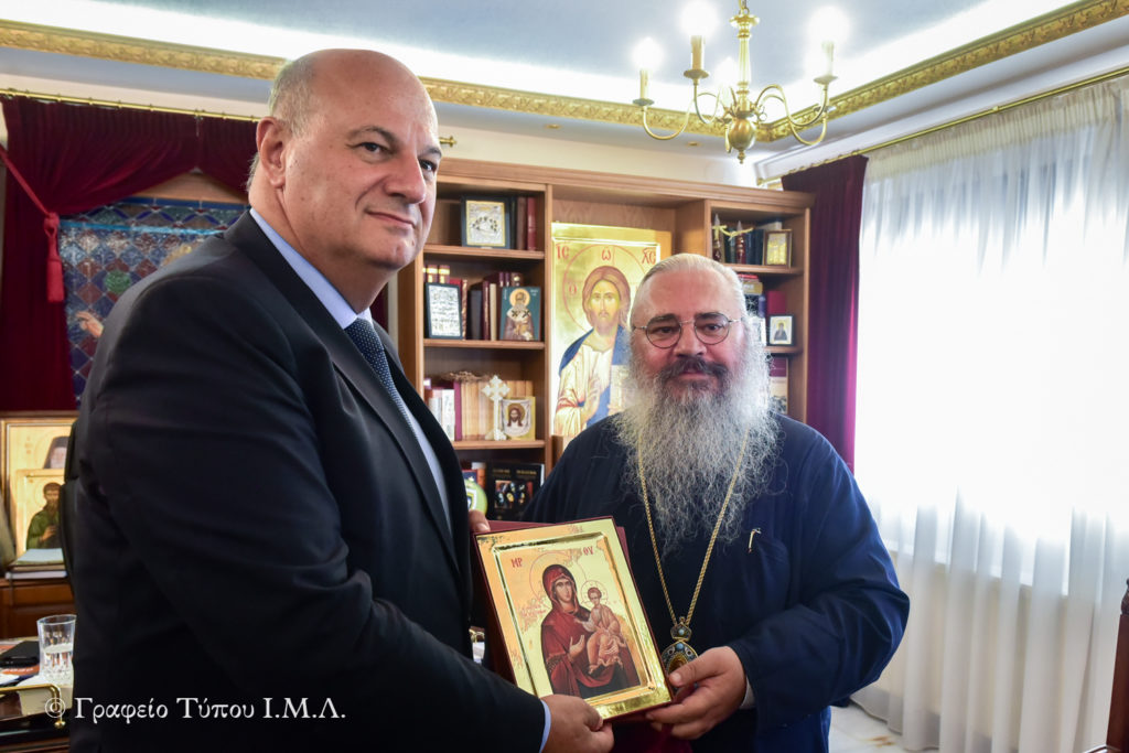 Επίσκεψη του Υπουργού Δικαιοσύνης στον Μητροπολίτη Λαγκαδά