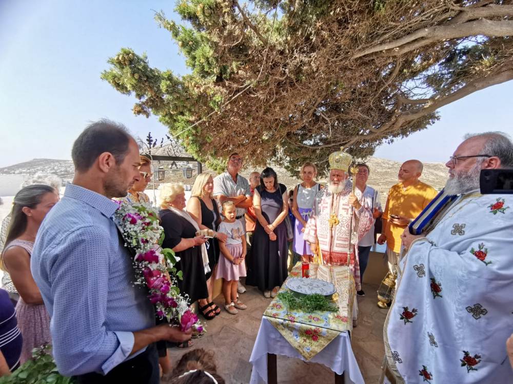 Η Ιερά Μνήμη του Αγίου Μάμαντος στη Μύκονο