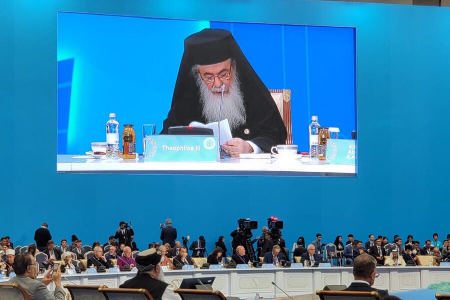 Ο Πατριάρχης Ιεροσολύμων για την αξία της ειρήνης – Η ηθική υποχρέωση των θρησκευτικών ηγετών