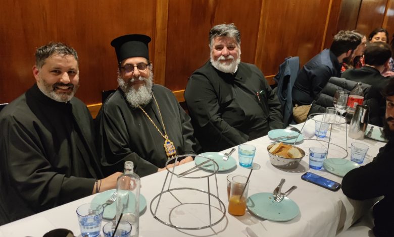 District of Melbourne Youth Share meal with Bishop Kyriakos of Sozopolis