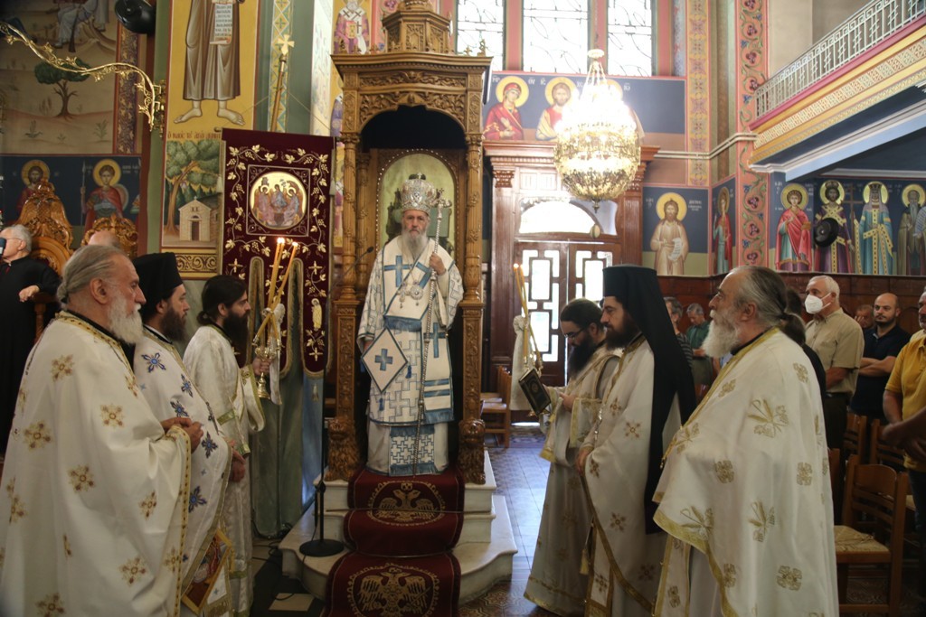 Ο Μητροπολίτης Ναυπάκτου στην Αγία Τριάδα Αγρινίου