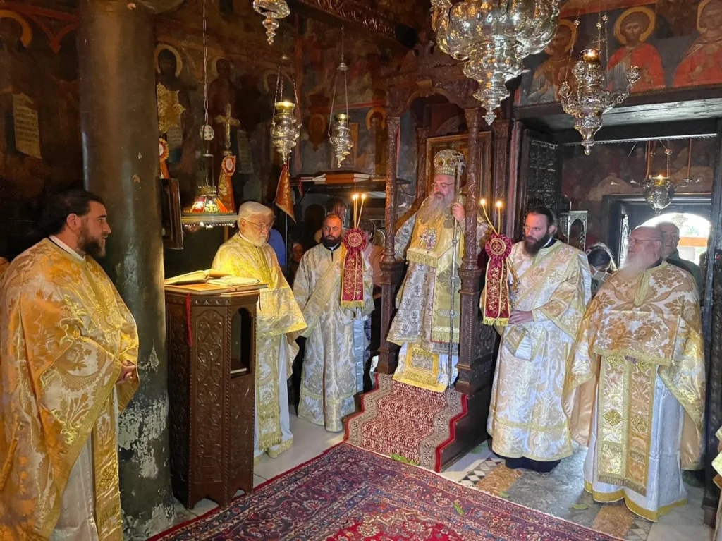 The memory of the Repose of the Holy Apostle and Evangelist John the Theologian on the Holy Island of Patmos